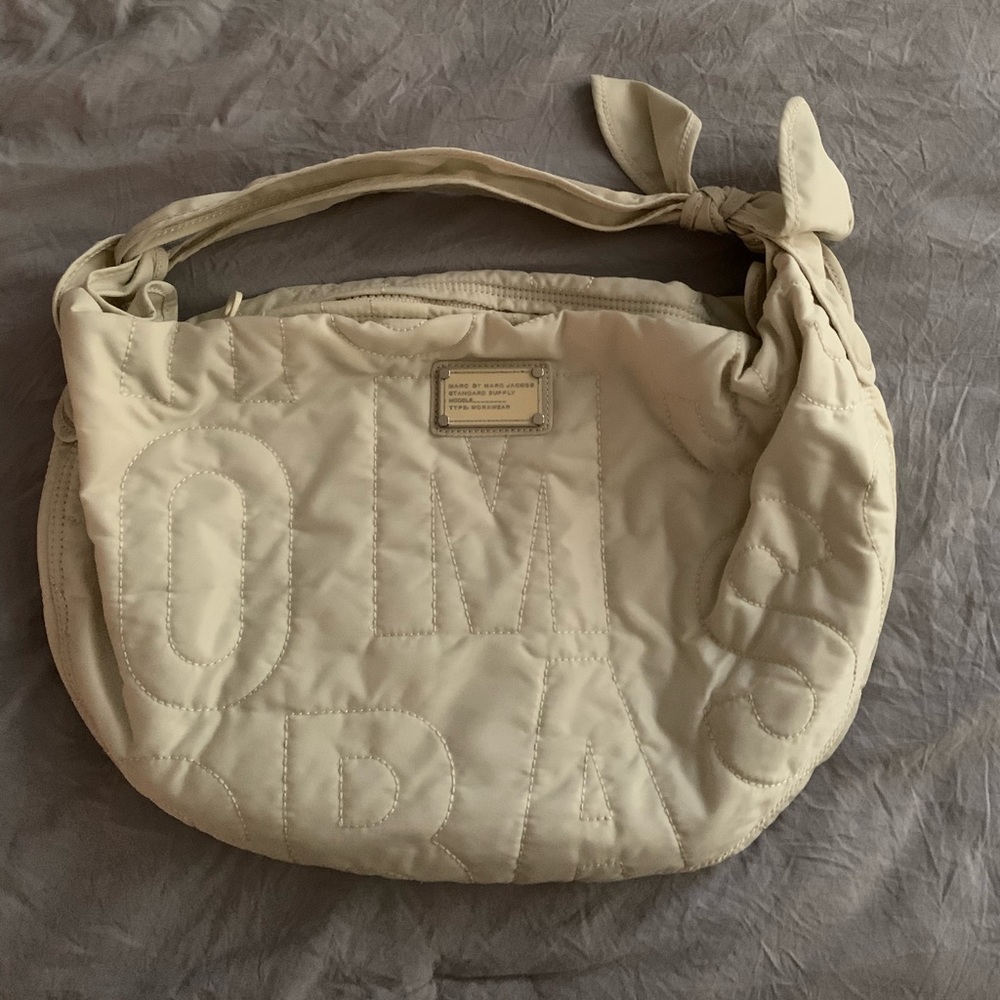 Marc by Marc Jacobs white shoulder bag